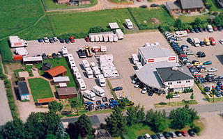 Maskos Fahrzeuge in Peine, Luftaufnahme