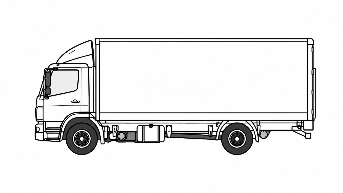 Koffer-LKW der Fahrzeuggruppe D/E